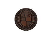Badge / emblem Puch logo Bronze 47mm RealMetal
